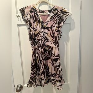 Bar III Multicolor Abstract Dress